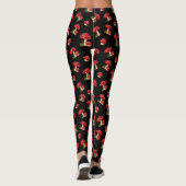 Red Fly Agarial Gepunktet Magical Mushroom Leggings (Rückseite)