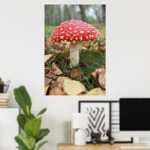 Red Fly Agaric Poster (Heimbüro)