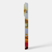 Red Flying Dragon mit Kaffee iPhone Hülle (Linke Seite)