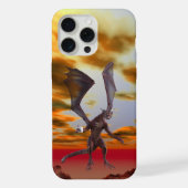 Red Flying Dragon mit Kaffee iPhone Hülle (Rückseite)