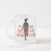 Red Focus Glaube Breathe Mattglastasse (Links)