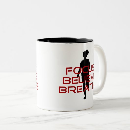 Red Focus Glaube Breathe Zweifarbige Tasse (VorderseiteRechts)