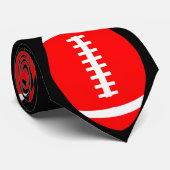 Red Football Coach oder Player Formales Party oder Krawatte (Gerollt)