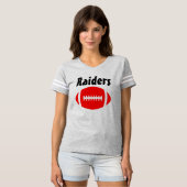 Red Football Jersey mit benutzerdefiniertem Teamna T-Shirt (Vorne ganz)