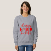 Red Football Klasse bis zum Start Sport Sweatshirt (Vorne ganz)