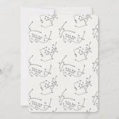 Red Football Little All Star Baller Baby Dusche Einladung (Rückseite)