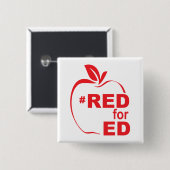 Red for Ed Button (Vorne & Hinten)