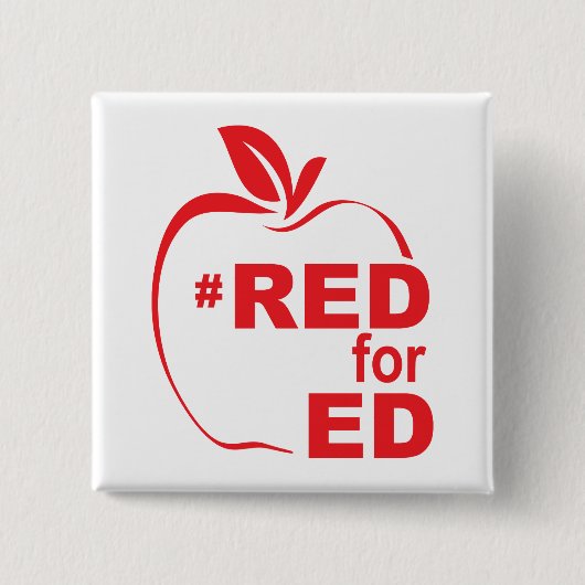 Red for Ed Button (Vorderseite)