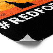 Red for Ed Idaho Public Bildung 3 Poster (Ecke)