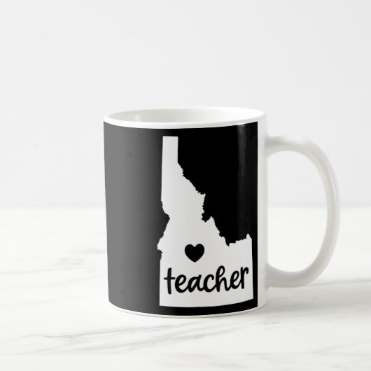 Red for Ed Idaho Public Bildung 7 Kaffeetasse (Rechts)