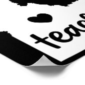 Red for Ed Idaho Public Bildung 7 Poster (Ecke)