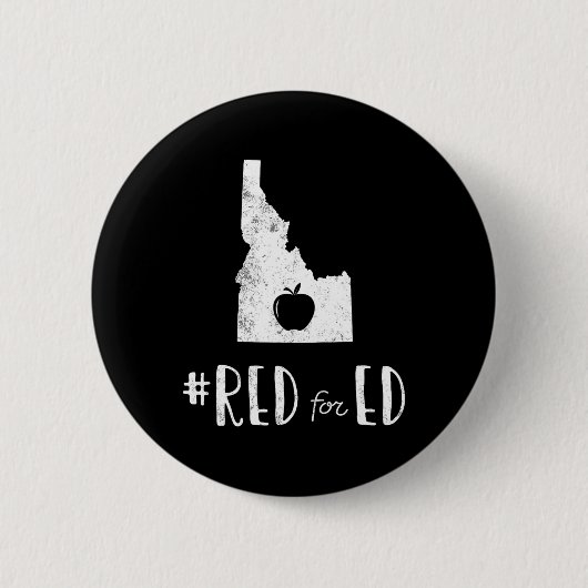 Red for Ed Idaho Public Bildung Button (Vorderseite)