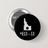 Red for Ed Idaho Public Bildung Button (Vorne & Hinten)
