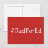Red for Ed Postkarte (Vorne/Hinten)