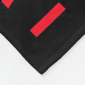 Red for My Friend Heart Disease Awareness US Fleecedecke (Ecke)