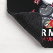 Red for My Mimi Heart Disease Awareness Panda Mousepad (Ecke)