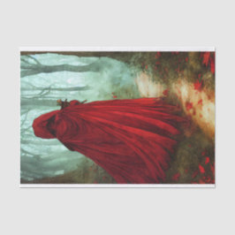 Red Forest Girl Seidenpapier