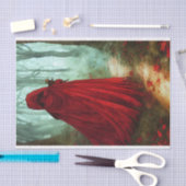 Red Forest Girl Seidenpapier (Handwerk)