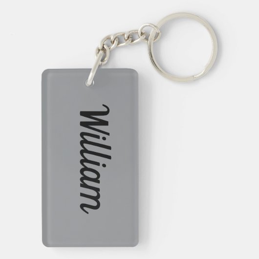 Red Formula Racing Car Schlüsselanhänger (Rückseite)