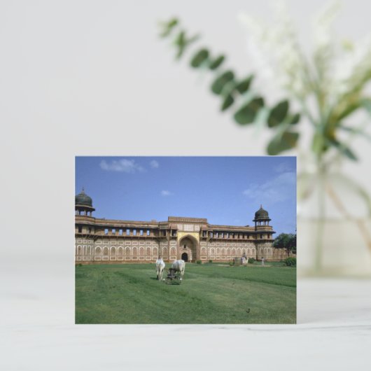 Red Fort, Agra, Rajasthan, Indien Postkarte (Stehend Vorderseite)