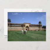 Red Fort, Agra, Rajasthan, Indien Postkarte (Vorne/Hinten)
