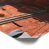 Red Fort Delhi Poster (Ecke)