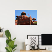 Red Fort Delhi Poster (Heimbüro)