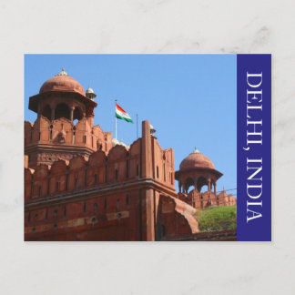 Red Fort Delhi Postkarte