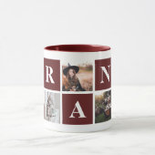 Red Foto Collage Personalisierte Fehler für Oma Tasse (Zentrum)