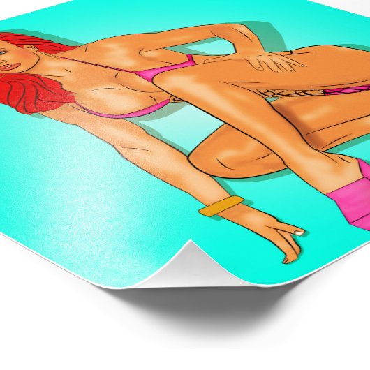 Red Fotodruck (Ecke)