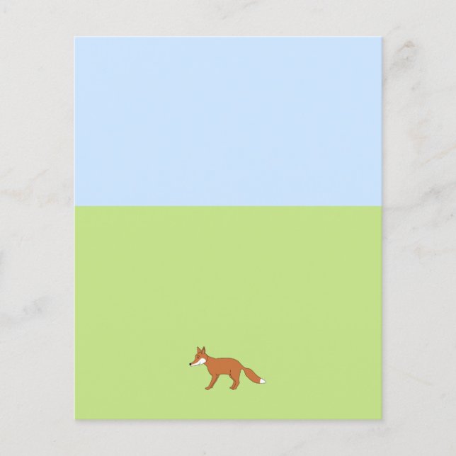 Red Fox. (Vorderseite)