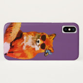 Red Fox Art iPhone Case (Rückseite (Horizontal))