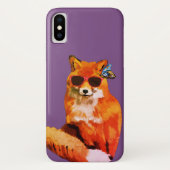 Red Fox Art iPhone Case (Rückseite)