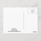 Red Fox Art Postcard Postkarte (Rückseite)