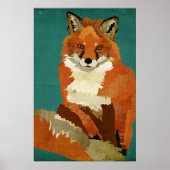 Red Fox Art Poster (Vorne)