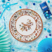 Red Fox Autumn Herbstlaubs Pattern Pappteller (Party)