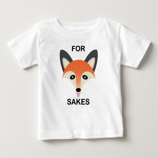 Red Fox - Baby Fine Jersey T - Shirt (Vorderseite)