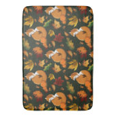 Red Fox Blätter Acorns Green Badematte (Vorderseite Vertikal)