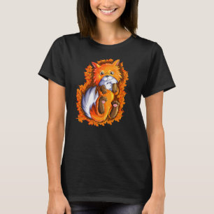 Red Fox Blätter Füchse Niedlich Fox Baby Fox 1 T-Shirt