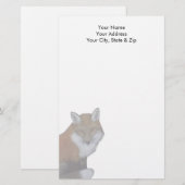 Red Fox Briefpapier (Vorne/Hinten)