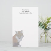 Red Fox Briefpapier (Stehend Vorderseite)