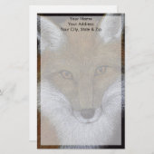 Red Fox Briefpapier (Vorne/Hinten)