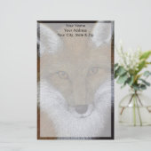 Red Fox Briefpapier (Stehend Vorderseite)