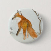 Red Fox Button (Vorderseite)