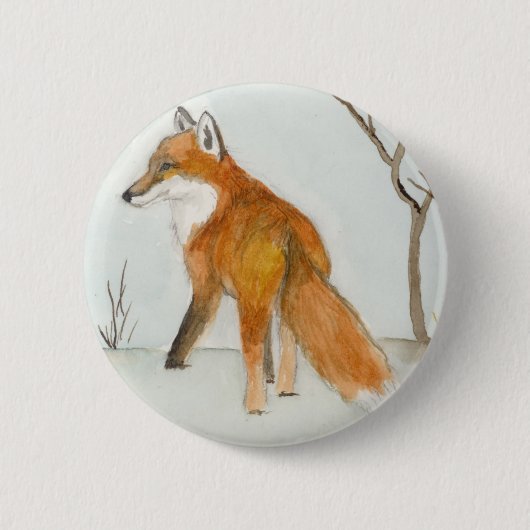 Red Fox Button (Vorderseite)