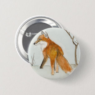Red Fox Button