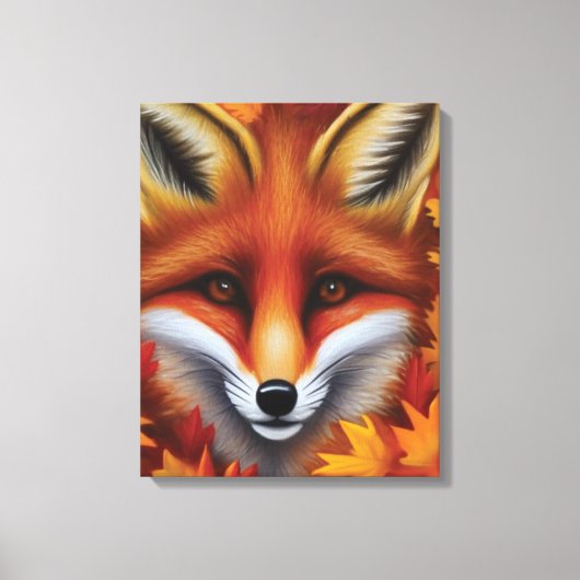Red Fox Canvas Print Leinwanddruck (Vorderseite)