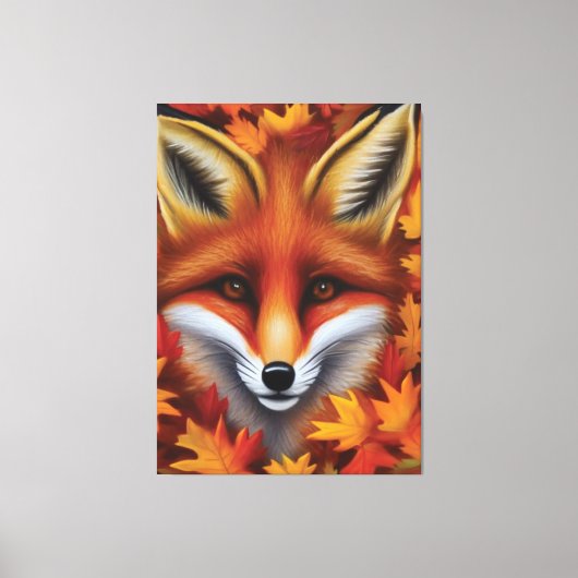 Red Fox Canvas Print Leinwanddruck (Vorderseite)