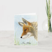 Red Fox Card Karte (Vorderseite)