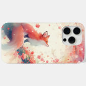 Red Fox Cherry Blossom Tree Case-Mate iPhone Hülle (Rückseite (Horizontal))